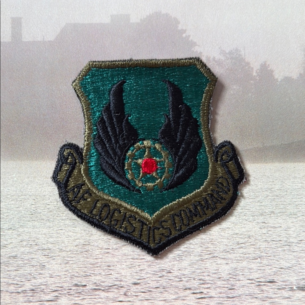 Vintage Military Patch with Wings and Emblem